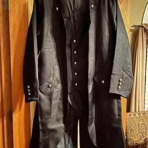 Mens Black Costume Tailcoat